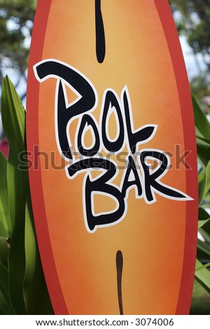 Pool Bar Sign