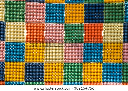 pattern of empty  egg tray abstract background