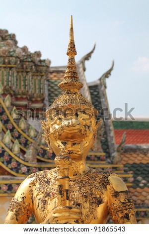 Demon Guardian Statues at Wat Phra Kaew