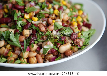 Five bean salad