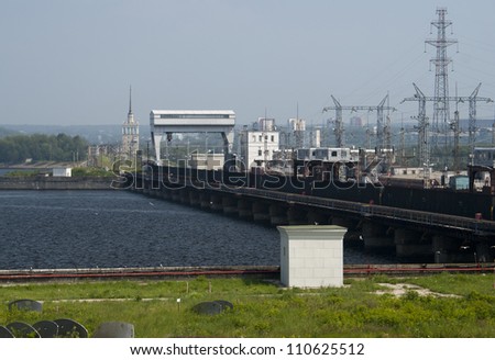 Hydroelectric pumped storage river in Perm