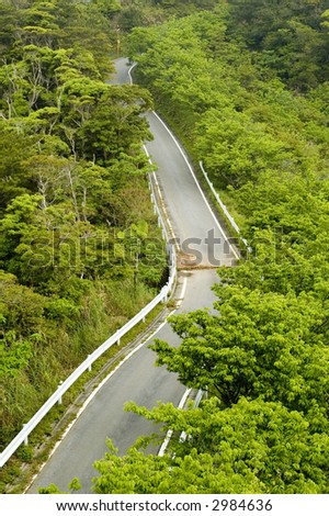 Curved road