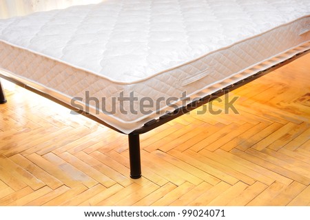 mattress in the room