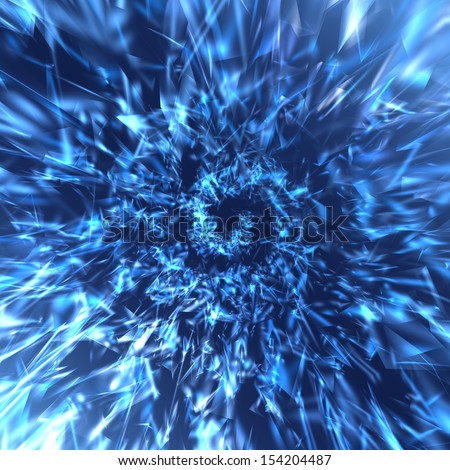 Abstract blue futuristic digital background
