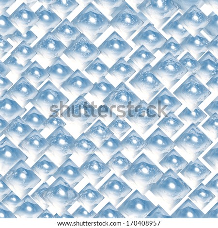 Abstract blue tiled geometric background