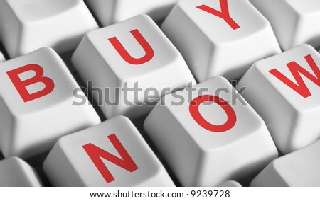 Image of computer keys with BUY NOW on them