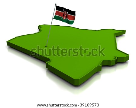 map of kenya coast. map of kenya. render of