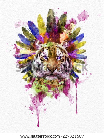 illustration tiger T-shirt Graphics tiger poster artistic tiger high-resolution graphics illustration watercolor tiger graphics Retro design Face of a white bengal tiger illustration tiger T-shirt Graphics tiger poster artistic tiger high-resolution graphics illustration watercolor tiger graphics Retro design Face of a white bengal tiger