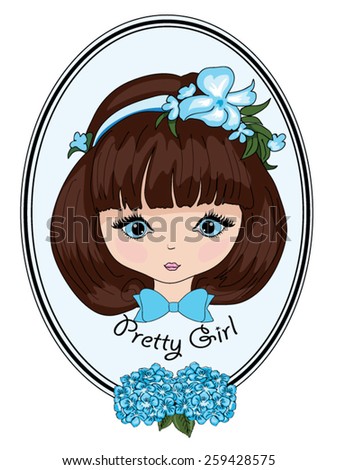 Beautiful romantic girl cute girl T-shirt Graphics illustration princess girl Vector Cute beautiful fashionable girl Pretty girl Girl illustration frame postcard Beautiful romantic girl cute girl T-shirt Graphics illustration princess girl Vector Cute beautiful fashionable girl Pretty girl Girl illustration frame postcard