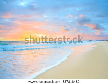 Sunrise on the Gold Coast, Queensland, Australia