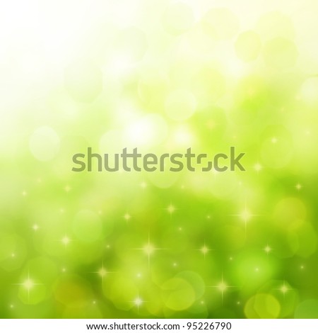Beautiful background for spring with stars