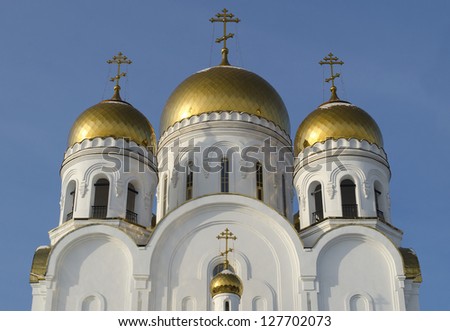 Church of the Nativity - Christmas Church  in the city of Krasnoyarsk