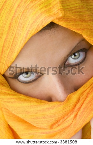 orange burka