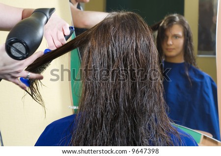 Hair And Beauty Salon. eauty salon while an hair