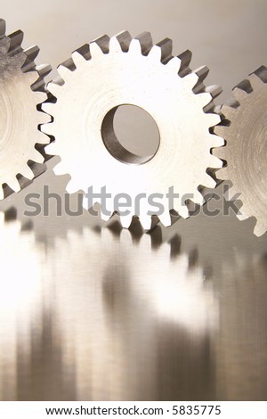 Industrial gears detail