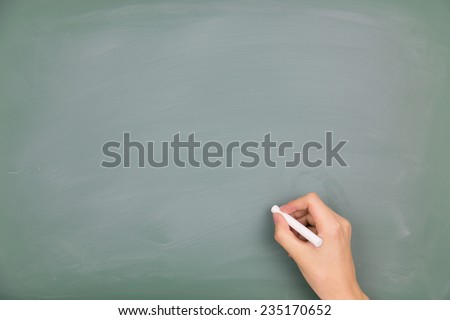 Write on the blackboard