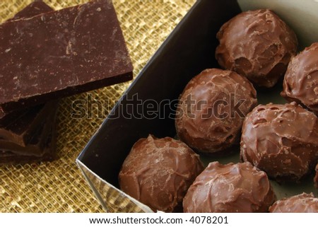Delicious chocolate box