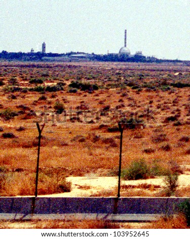 DIMONA, ISRAEL, AUGUST 3 - Israel\'s main nuclear weapons production and research facility at Dimona, Israel, on Wednesday, August 3, 2006