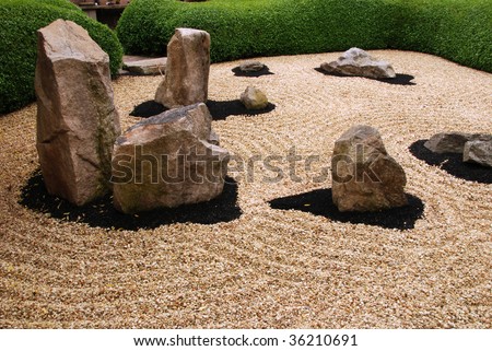  Garden on Zen Garden Stock Photo 36210691   Shutterstock