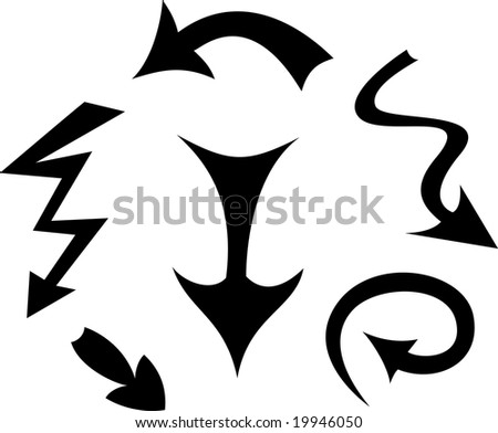 Arrows Stock Vector Illustration 19946050 : Shutterstock