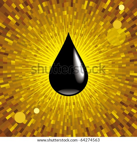 Black Oil Drop