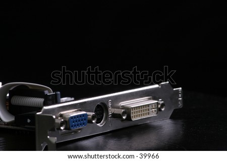 dv and vga output on video card
