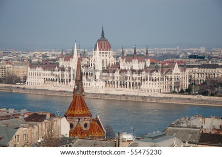 parliament house in Budapest, capital of Hungary