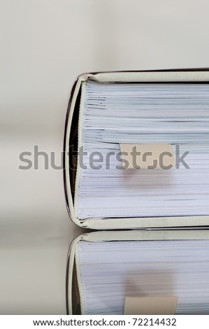 book pages close up