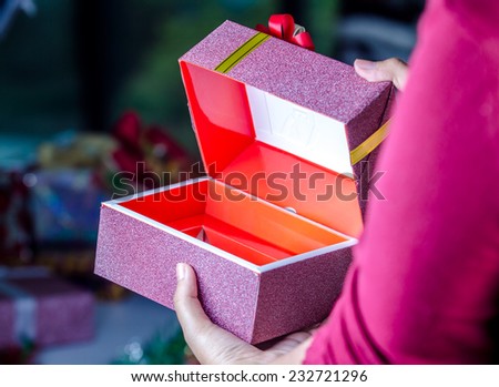 open a box gift for special Day
