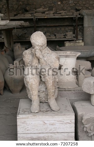 stock photo : pompeii ruins
