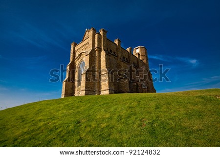 St Catherine's - the chapel on the hill at Abbotsbury, a well known landmark once used by ships to aid navigation