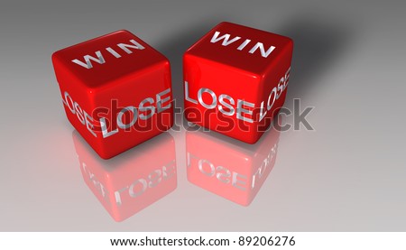 Win Lose Gambling Dice