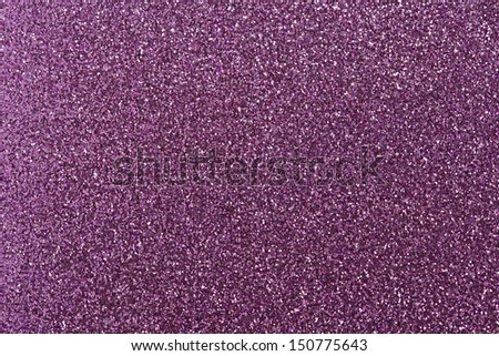 Purple glitter for texture or background