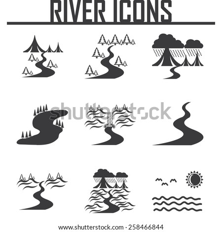 River  and Landscape icons