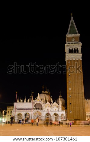 Clock tower at San Marco, Venice