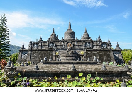 Bali landmark buddhist temple of Banjar exotic place of North Bali Indonesia Bali landmark buddhist temple of Banjar exotic place of North Bali Indonesia