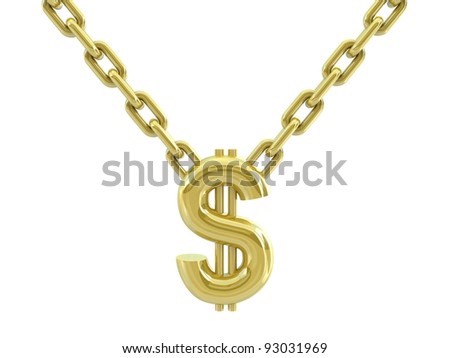 Gold Dollar Chain
