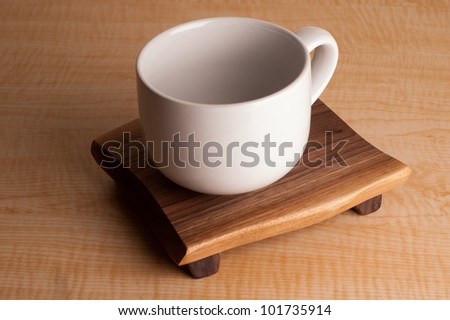 Coffee Mug on Wood