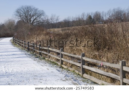 Snow Covered Nature Trail