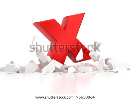 Red X Letter