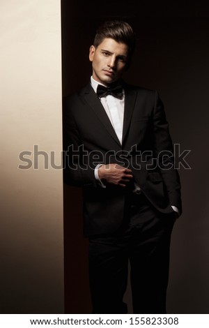Sexy Young Man In Suit