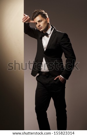 Sexy Young Man In Suit