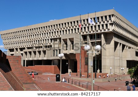 Boston City Hall in Government Center