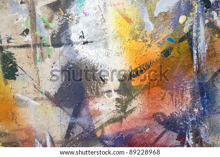 abstract pop art hand painted fine art background
