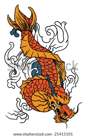 koi fish art