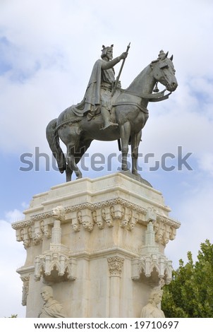 Horse statue in Seville