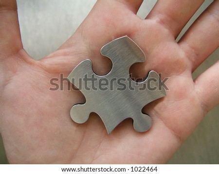 Jigsaw in hand