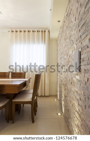 Decorative Wall in Dining Room