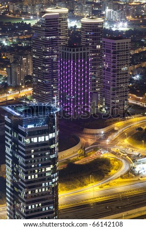 Luxury buildings in Tel Aviv / Luxury residential skyscrapers in Tel Aviv