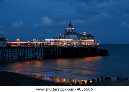 Pier  on Eastbourne Pier At Night Stock Photo 4055506   Shutterstock